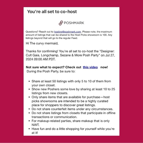 Cohosting DESIGNER - 7/27 at 11:00 CST. Sign up for a host pick! - Picture 2 of 14